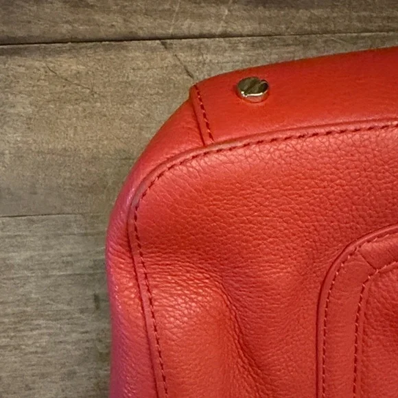 Tory Burch Vibrant Red Satchel - Picture 13 of 13